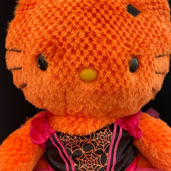 2011 Hello Kitty Sanrio BABW Halloween Witch Stuffed animal Plush Rare HTF B6 - Picture 4 of 10